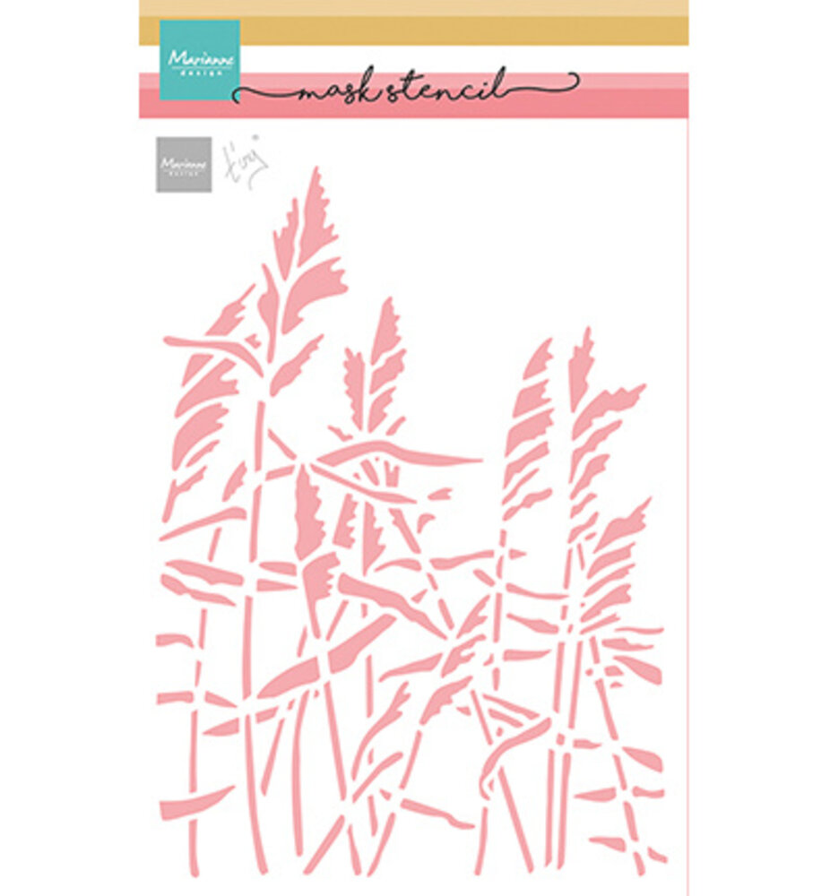 Marianne Design Masking Stencil A5 Tiny's Pampas (PS8183) Marianne Design Masking Stencil A5 Tiny's Pampas (PS8183)