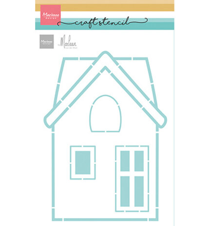Marianne Design Craft Stencil A5 House (PS8184) Marianne Design Craft Stencil A5 House (PS8184)