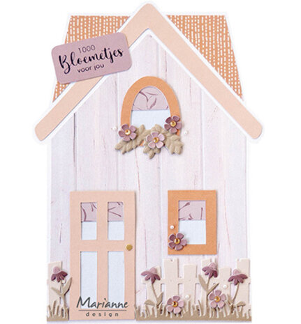 Marianne Design Craft Stencil A5 House (PS8184) Marianne Design Craft Stencil A5 House (PS8184)