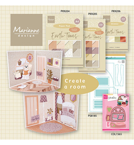Marianne Design Craft Stencil A5 Create a Room (PS8185)