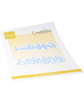 Marianne Design Creatables Gefeliciteerd (LR0905) Marianne Design Creatables Gefeliciteerd (LR0905)