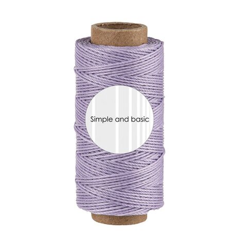 Simple and Basic Light Lavender Polyester Thread 50m (SBA717) Simple and Basic Light Lavender Polyester Thread 50m (SBA717)