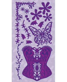 Dawn Bibby Gothic Romance Die Ornate Basque (DB1078) Dawn Bibby Gothic Romance Die Ornate Basque (DB1078)