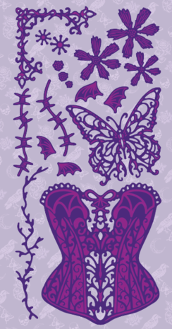 Dawn Bibby Gothic Romance Die Ornate Basque (DB1078) Dawn Bibby Gothic Romance Die Ornate Basque (DB1078)