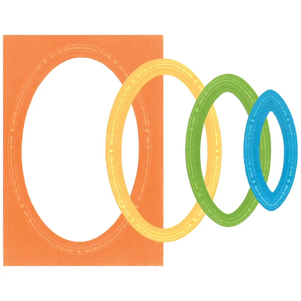 Sizzix Stacey Park Framelits Die Set Clare Classic Ovals (666845) Sizzix Stacey Park Framelits Die Set Clare Classic Ovals (666845)