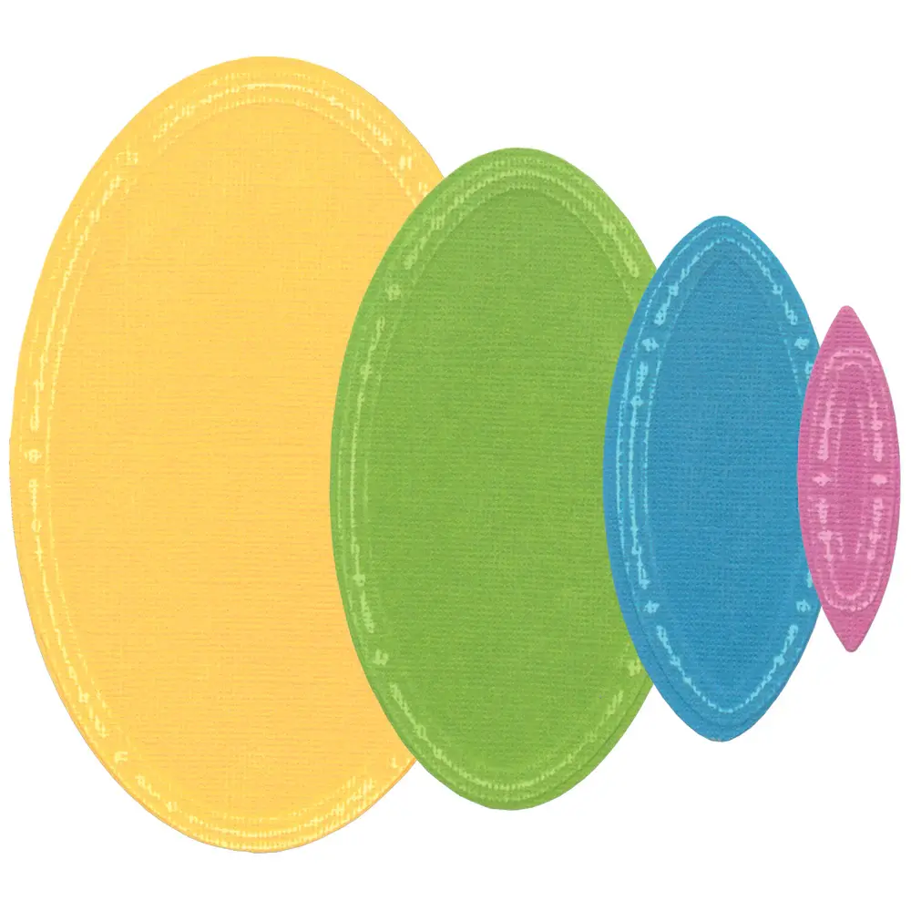 Sizzix Stacey Park Framelits Die Set Clare Classic Ovals (666845) Sizzix Stacey Park Framelits Die Set Clare Classic Ovals (666845)