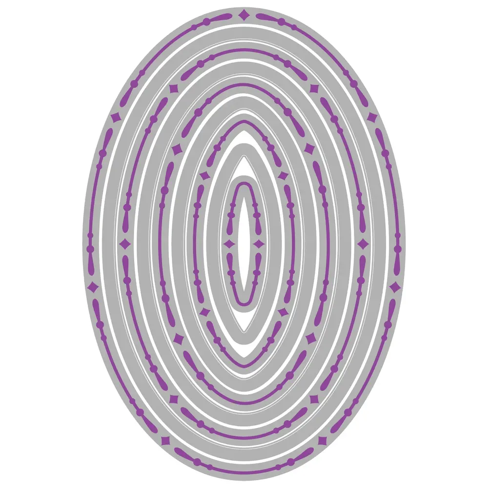 Sizzix Stacey Park Framelits Die Set Clare Classic Ovals (666845) Sizzix Stacey Park Framelits Die Set Clare Classic Ovals (666845)