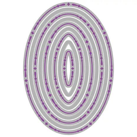 Sizzix Stacey Park Framelits Die Set Clare Classic Ovals (666845) Sizzix Stacey Park Framelits Die Set Clare Classic Ovals (666845)