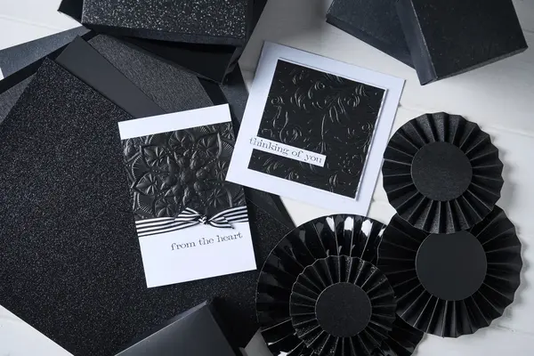 Sizzix Opulent Cardstock A4 Black (666864)