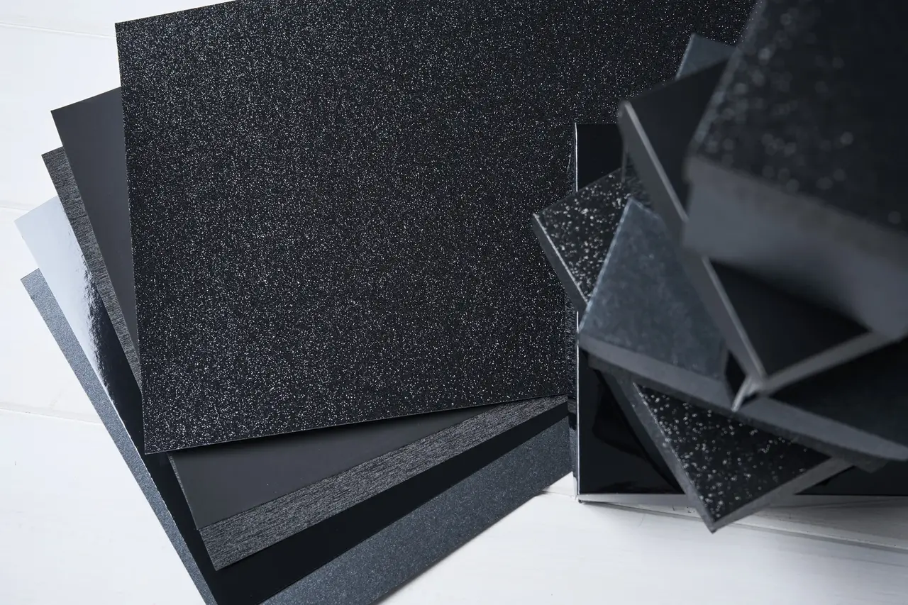 Sizzix Opulent Cardstock A4 Black (666864)