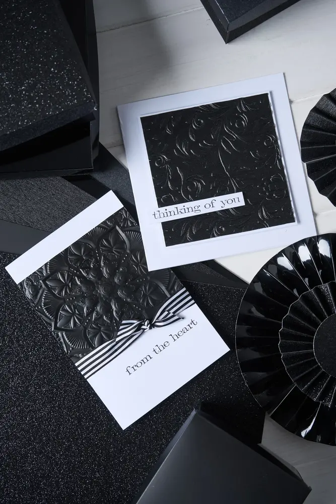 Sizzix Opulent Cardstock A4 Black (666864)