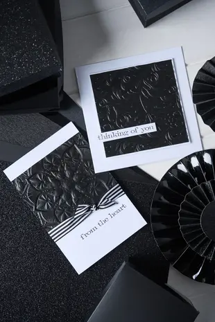 Sizzix Opulent Cardstock A4 Black (666864)