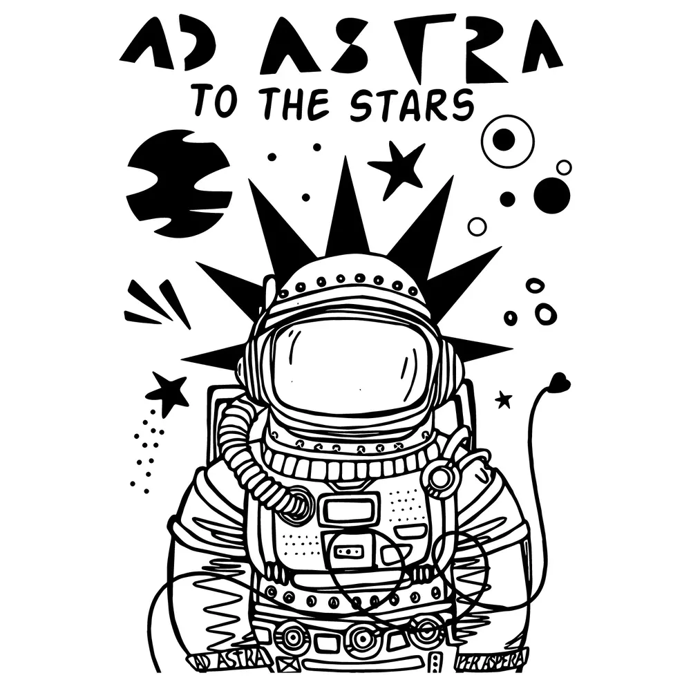 Sizzix Studio Cat Kerr Clear Stamps with Stencils Ad Astra (666753) Sizzix Studio Cat Kerr Clear Stamps with Stencils Ad Astra (666753)