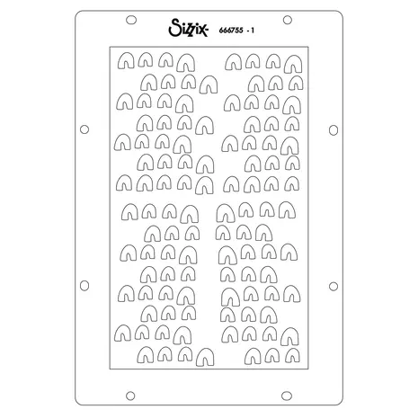 Sizzix Studio Cat Kerr Clear Stamps with Stencils Feed your Soul (666755) Sizzix Studio Cat Kerr Clear Stamps with Stencils Feed your Soul (666755)