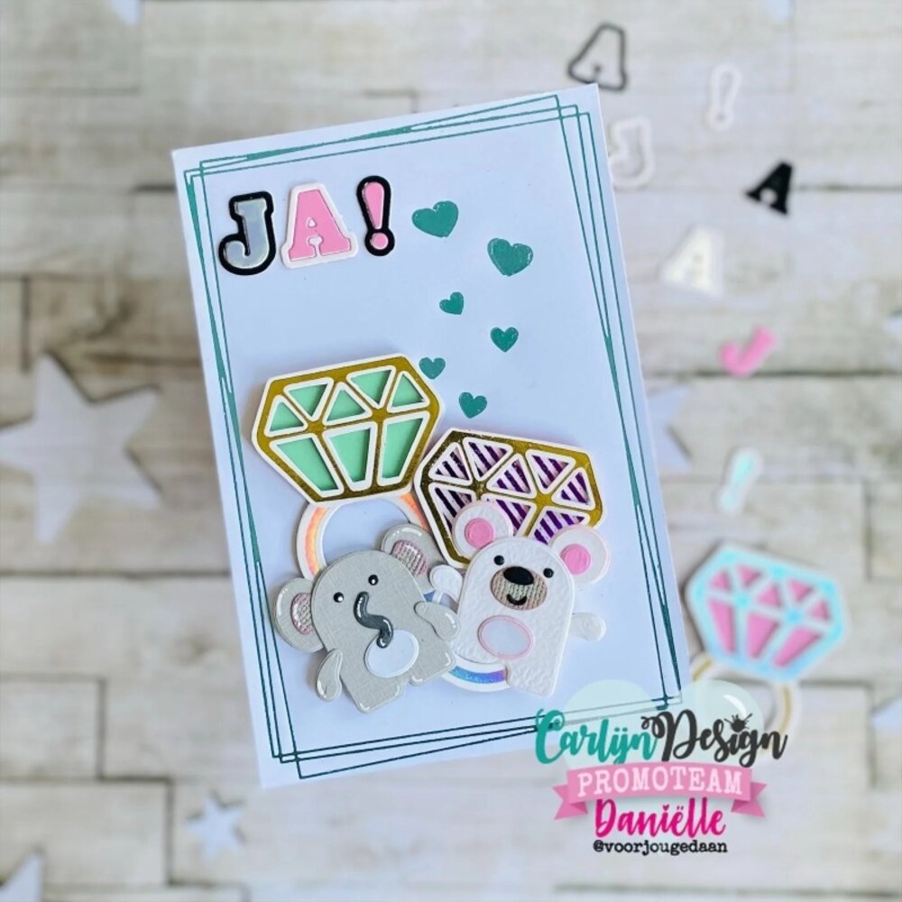 Carlijn Design Hot Foil A6 Bridal Bling (CDHF-0069) Carlijn Design Hot Foil A6 Bridal Bling (CDHF-0069)