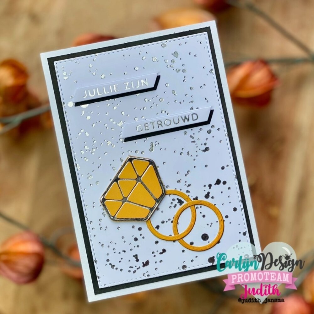 Carlijn Design Hot Foil A6 Bridal Bling (CDHF-0069) Carlijn Design Hot Foil A6 Bridal Bling (CDHF-0069)