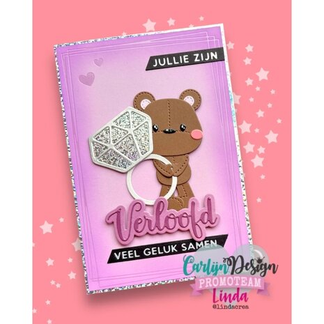 Carlijn Design Hot Foil Onderteksten Huwelijk (CDHF-0071)