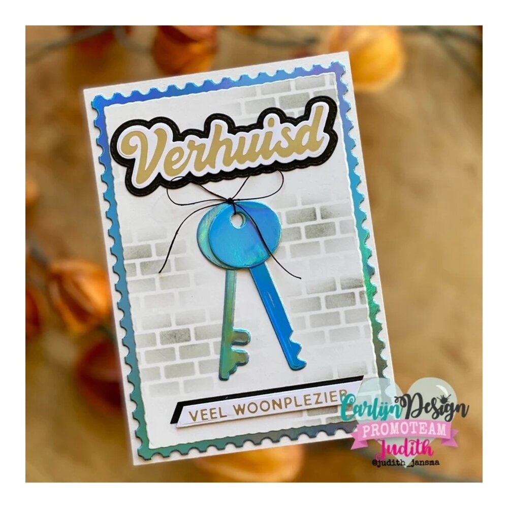 Carlijn Design Hot Foil Onderteksten Verhuisd (CDHF-0075)