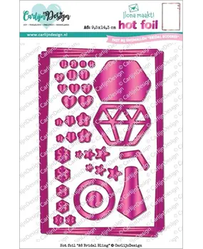 Carlijn Design Hot Foil A6 Bridal Bling (CDHF-0069) Carlijn Design Hot Foil A6 Bridal Bling (CDHF-0069)