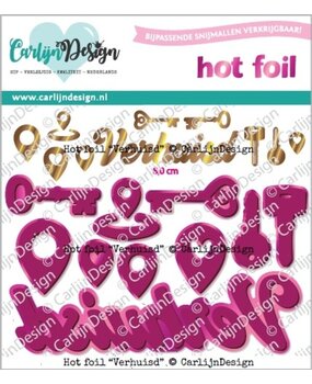 Carlijn Design Hot Foil Verhuisd (CDHF-0074) Carlijn Design Hot Foil Verhuisd (CDHF-0074)