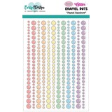 Carlijn Design Glitter Enamel Dots Pastel Rainbow (CDED-0005)