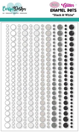 Carlijn Design Glitter Enamel Dots Basics (CDED-0004) Carlijn Design Glitter Enamel Dots Basics (CDED-0004)