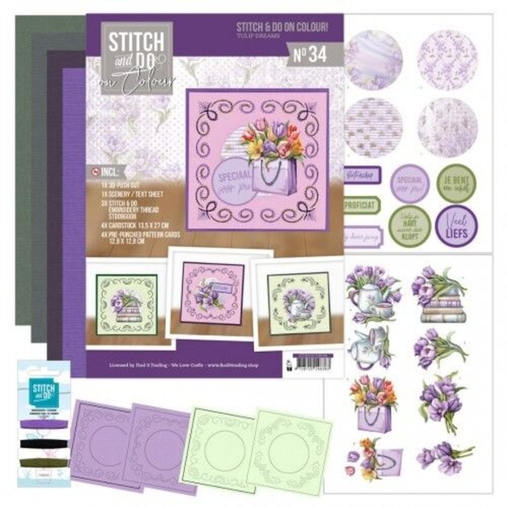 Find It Trading Stitch and Do on Colour Tulip Dreams (STDOOC10034) Find It Trading Stitch and Do on Colour Tulip Dreams (STDOOC10034)