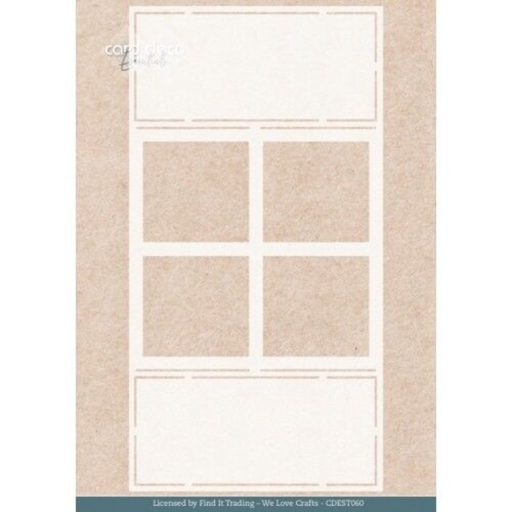 Card Deco Folding Card Stencil Farm Window (CDEST060) Card Deco Folding Card Stencil Farm Window (CDEST060)