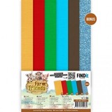 Yvonne Creations Farm Friends 4K Linen Cardstock Pack (YC-4K-10031)