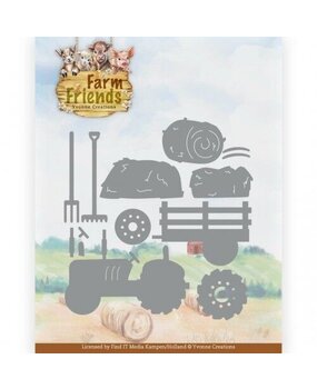 Yvonne Creations Farm Friends Dies Tractor (YCD10365)