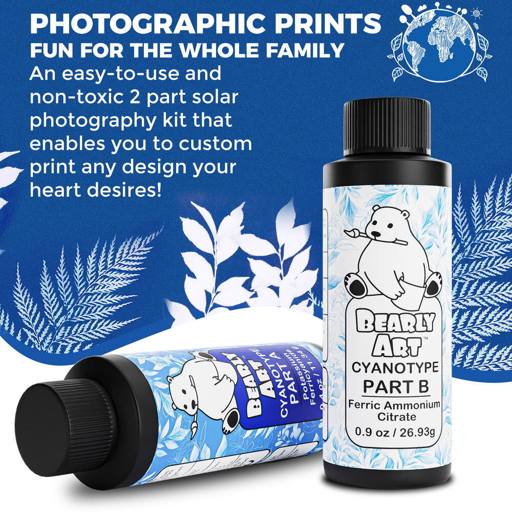 Bearly Art Cyanotype Kit (CYNT-RGS1) Bearly Art Cyanotype Kit (CYNT-RGS1)