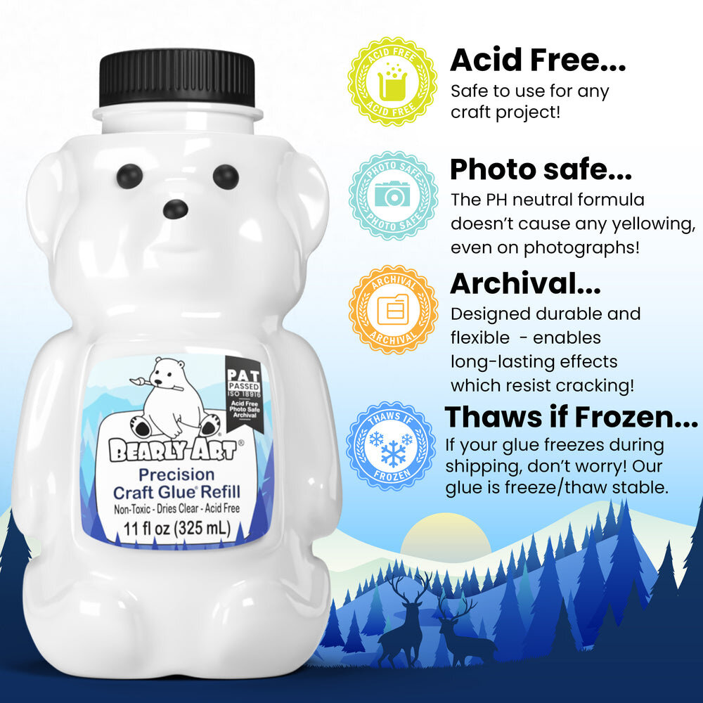 Bearly Art Precision Craft Glue The Refill (PCG11E) Bearly Art Precision Craft Glue The Refill (PCG11E)