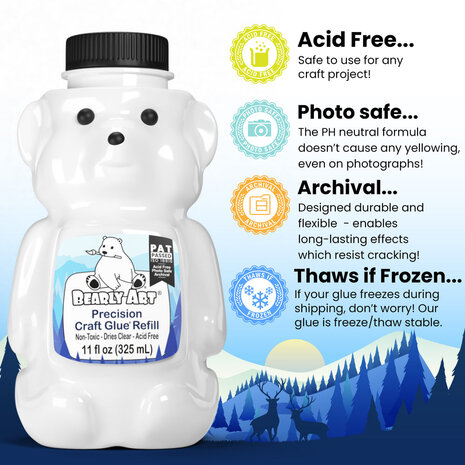 Bearly Art Precision Craft Glue The Refill (PCG11E) Bearly Art Precision Craft Glue The Refill (PCG11E)