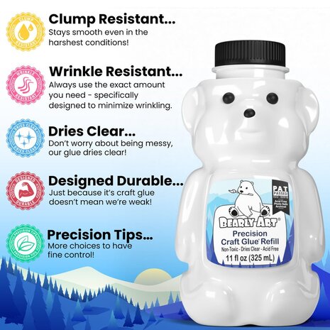 Bearly Art Precision Craft Glue The Refill (PCG11E) Bearly Art Precision Craft Glue The Refill (PCG11E)