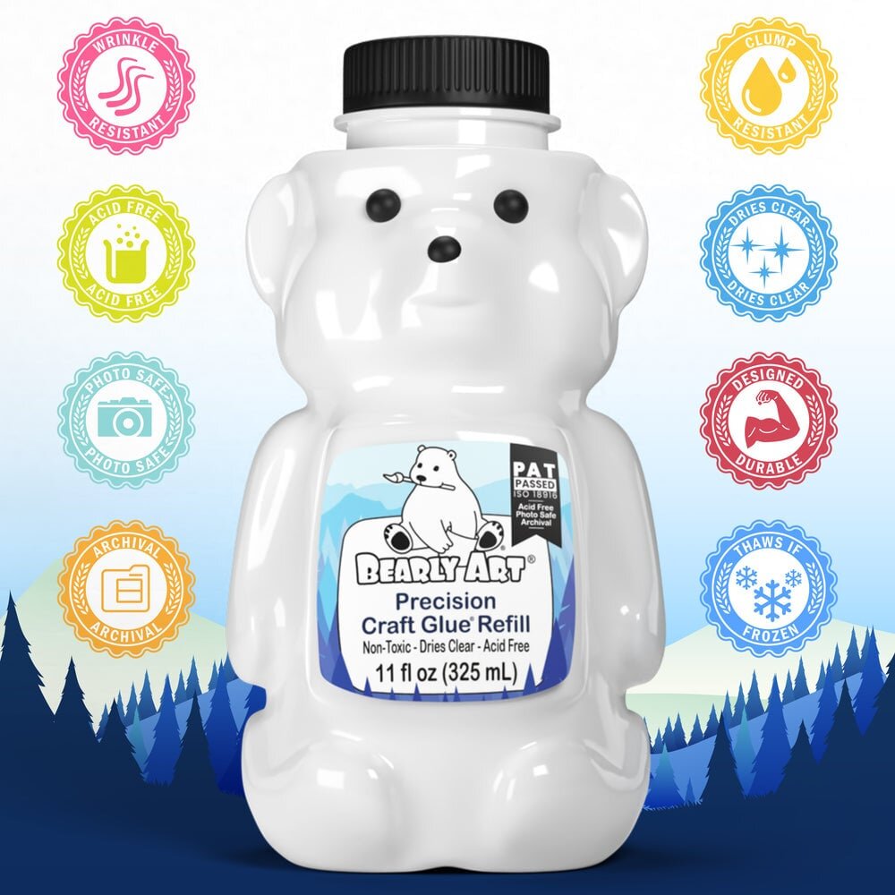 Bearly Art Precision Craft Glue The Refill (PCG11E) Bearly Art Precision Craft Glue The Refill (PCG11E)