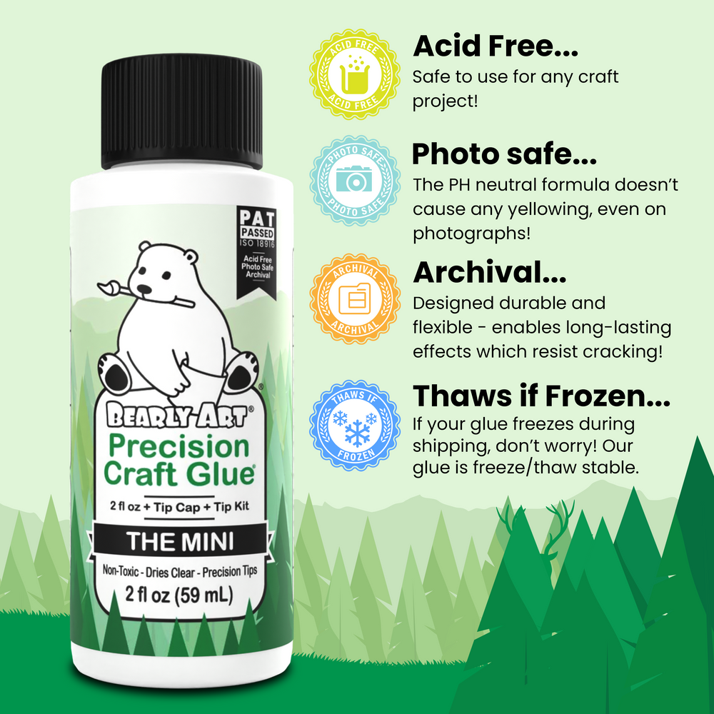 Bearly Art Precision Craft Glue The Mini (PCG02E)