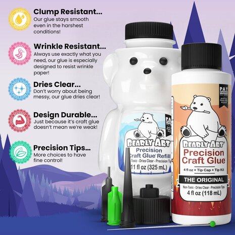 Bearly Art Precision Craft Glue The Bundle (PCG15E)