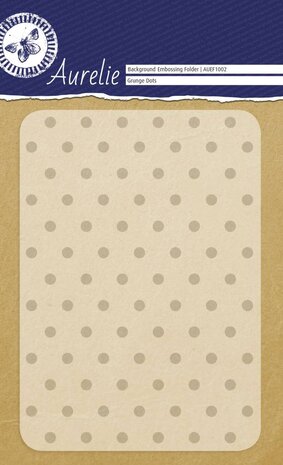 Aurelie Grunge Dots Background Embossing Folder (AUEF1002)