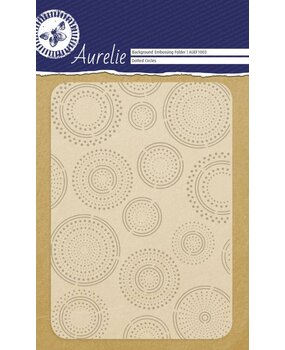 Aurelie Dotted Circles Background Embossing Folder (AUEF1003)