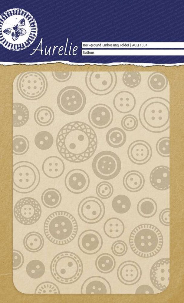 Aurelie Buttons Background Embossing Folder (AUEF1004)