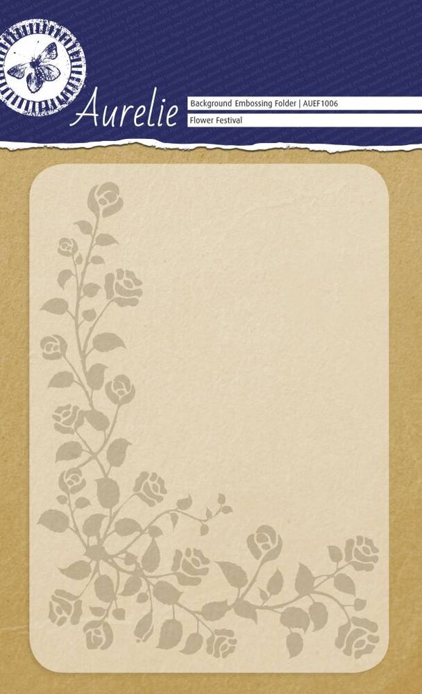 Aurelie Flower Festival Background Embossing Folder (AUEF1006) Aurelie Flower Festival Background Embossing Folder (AUEF1006)