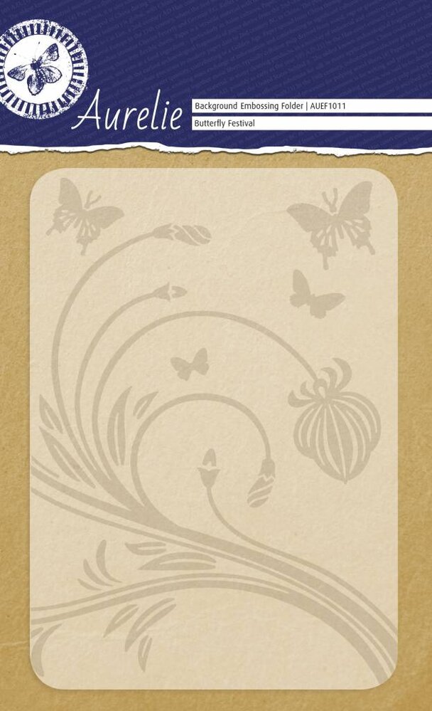 Aurelie Butterfly Festival Background Embossing Folder (AUEF1011) Aurelie Butterfly Festival Background Embossing Folder (AUEF1011)