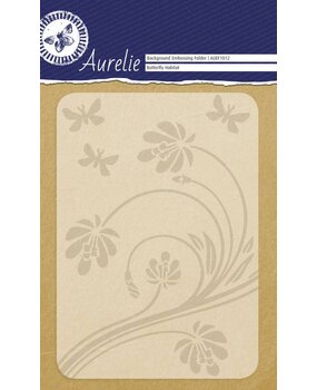 Aurelie Butterfly Habitat Background Embossing Folder (AUEF1012) Aurelie Butterfly Habitat Background Embossing Folder (AUEF1012)