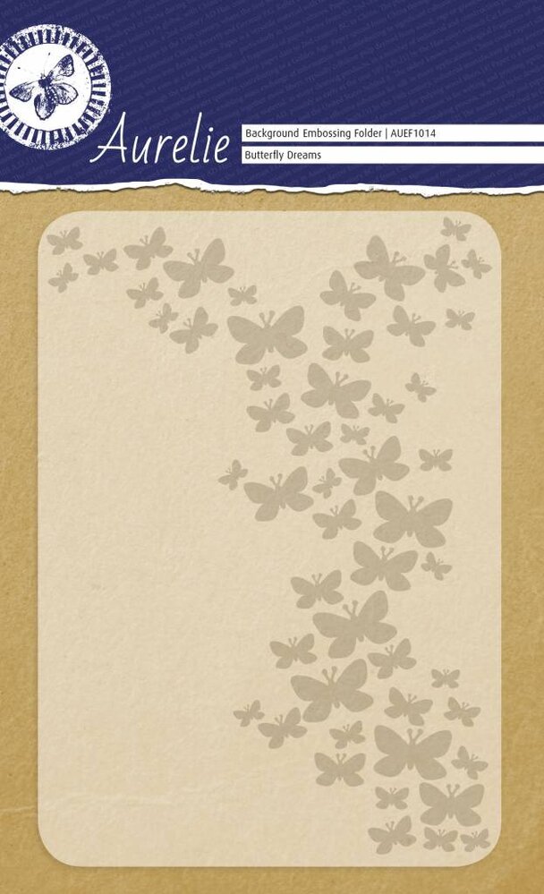 Aurelie Butterfly Dreams Background Embossing Folder (AUEF1014)