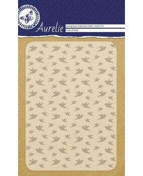Aurelie Flock Of Birds Background Embossing Folder (AUEF1018)