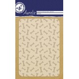 Aurelie Dog Bones Background Embossing Folder (AUEF1020)