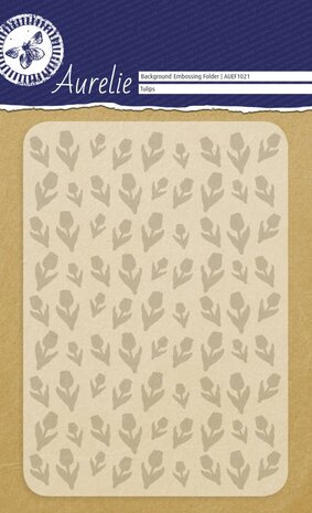 Aurelie Tulips Background Embossing Folder (AUEF1021) Aurelie Tulips Background Embossing Folder (AUEF1021)