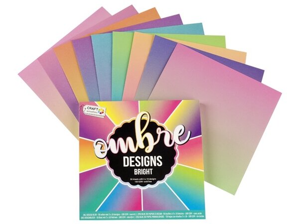 Craft Sensations Ombre Designs Bright 15,2 x 15,2 cm 100 Grams (CR0378/GE) Craft Sensations Ombre Designs Bright 15,2 x 15,2 cm 100 Grams (CR0378/GE)