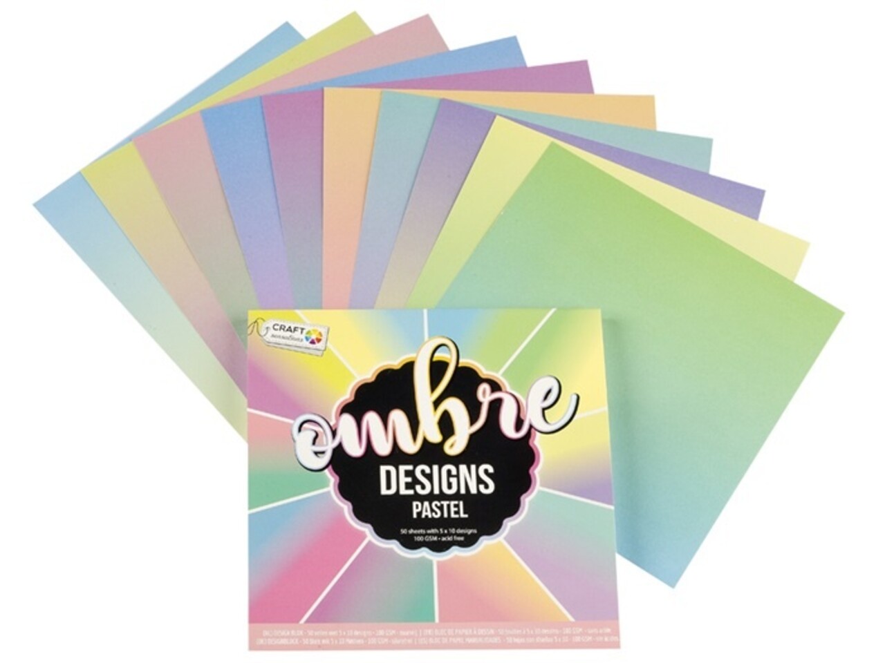 Craft Sensations Ombre Designs Pastel 15,2 x 15,2 cm 100 Grams (CR0378/GE) Craft Sensations Ombre Designs Pastel 15,2 x 15,2 cm 100 Grams (CR0378/GE)
