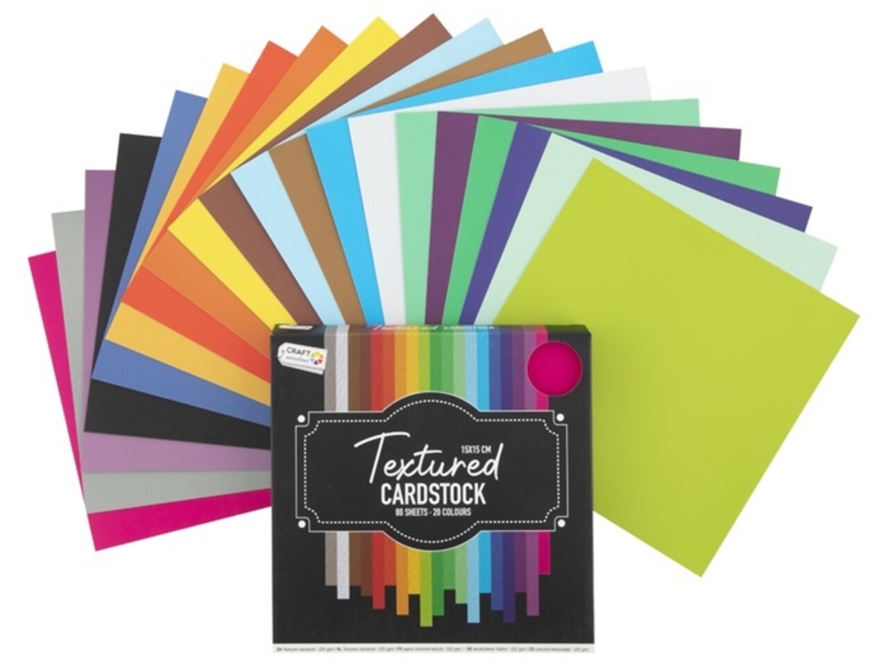 Craft Sensations *MUST HAVE* Textured Cardstock 15x15 cm 220 Grams (CR1056/GE) Craft Sensations *MUST HAVE* Textured Cardstock 15x15 cm 220 Grams (CR1056/GE)
